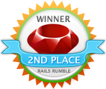 Rails Rumble - 2nd Place Winner